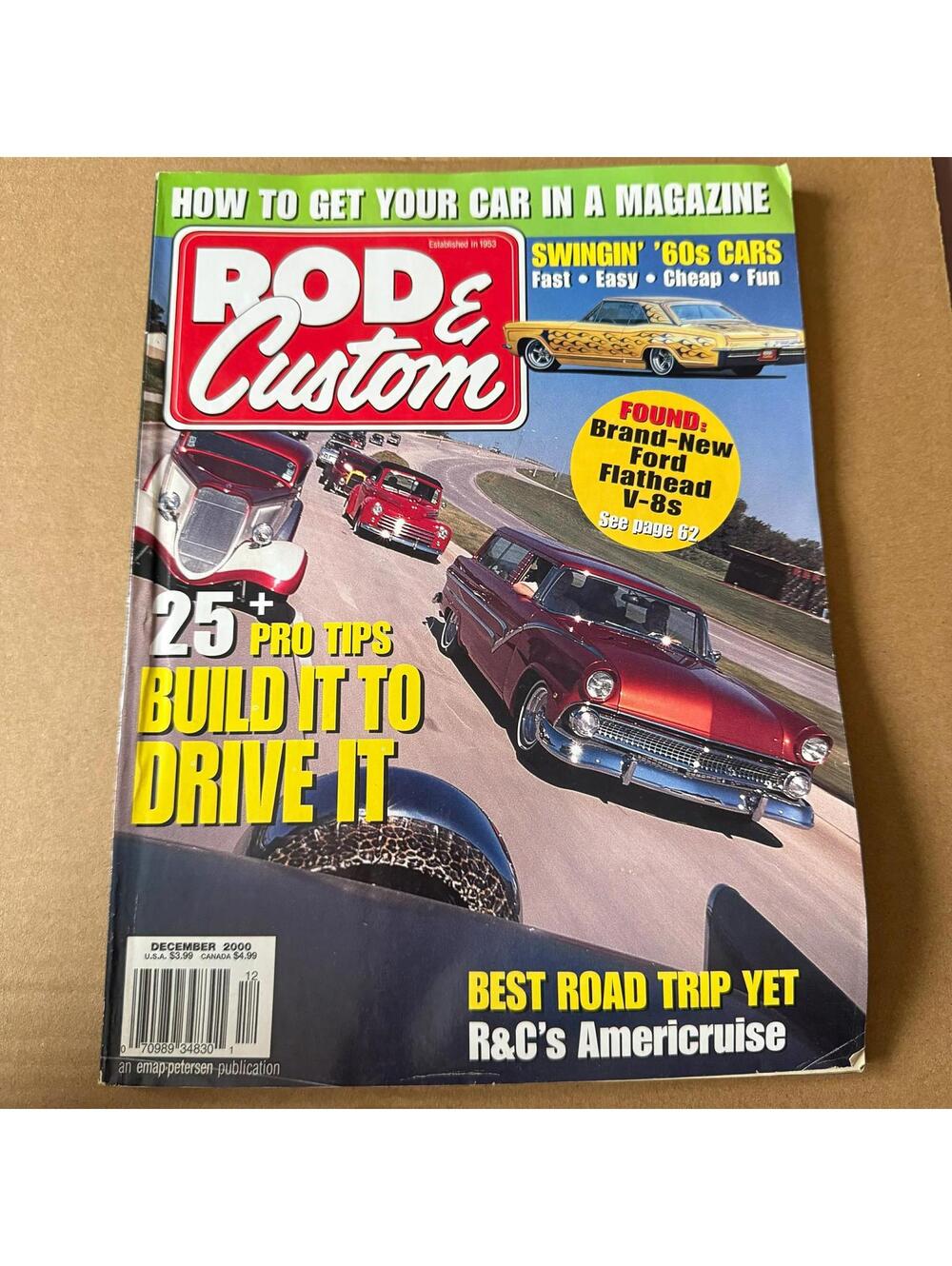 Vintage Hot Rodder Chevy Auto Magazine Custom Rodder B2
